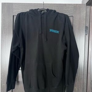Pendleton Black Hoodie with Blue Logo